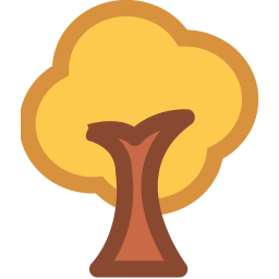 Tree Yellow icon
